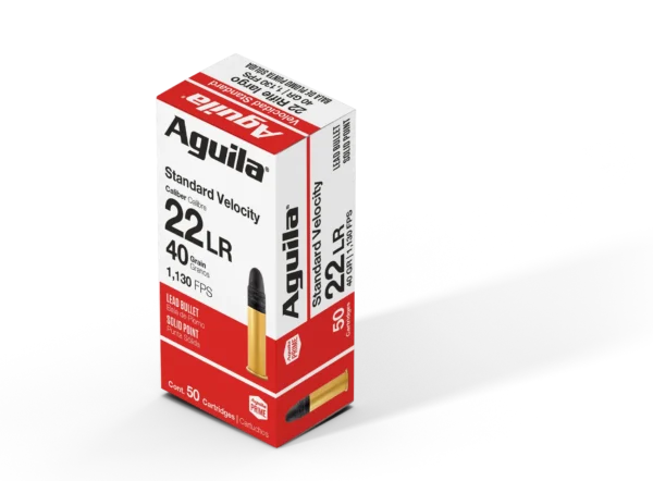 redwoodarsenal (10) Aguila Standard Velocity 22LR Ammo 40 Grain Round Nose