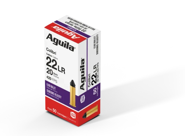 Aguila Colibri 22LR Ammo 20 Grain Round Nose
