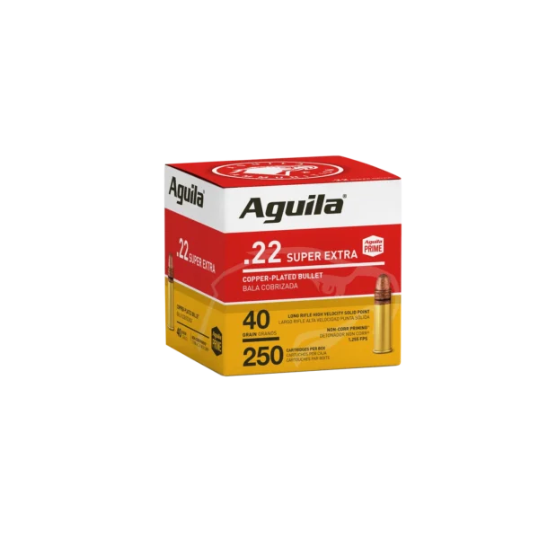 redwoodarsenal (23) Aguila Super Extra High Velocity 22LR Ammo 40 Grain Plated Round Nose