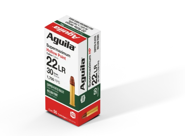redwoodarsenal (36) Aguila Supermaximum 22LR Ammo 30 Grain Plated Hollow Point