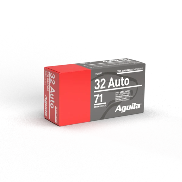 Aguila 32 ACP Ammo 71 Grain Full Metal Jacket Box of 50