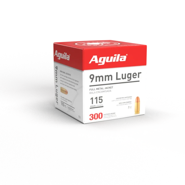 redwoodarsenal (54) Aguila 9mm Luger Ammo 115 Grain Full Metal Jacket