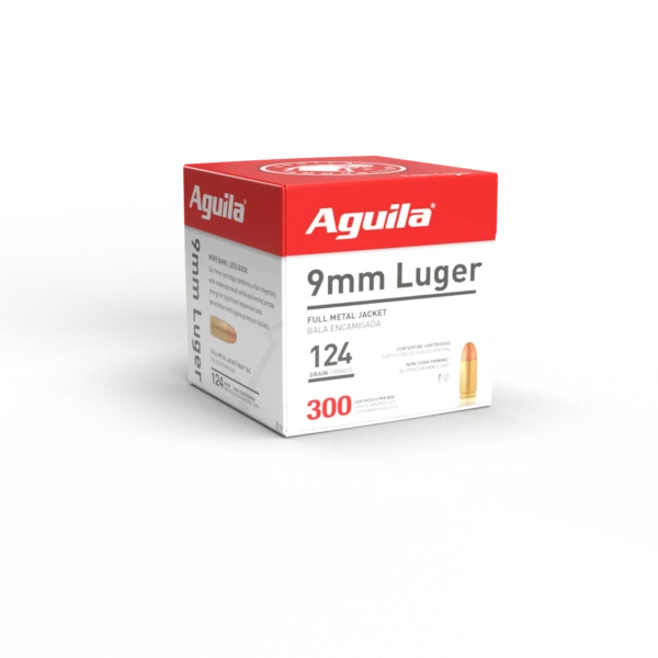 redwoodarsenal (55) Aguila 9mm Luger Ammo 124 Grain Full Metal Jacket