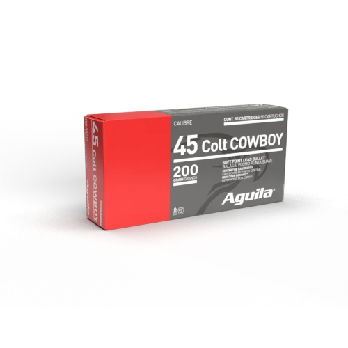 redwoodarsenal (68) Aguila 45 Colt (Long Colt) Ammo 200 Grain Flat Nose Box of 50