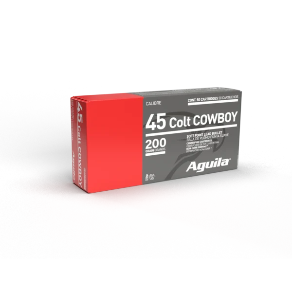 redwoodarsenal (68) Aguila 45 Colt (Long Colt) Ammo 200 Grain Flat Nose Box of 50