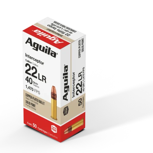 redwoodarsenal (8) Aguila Interceptor 22LR Ammo 40 Grain Plated Round Nose