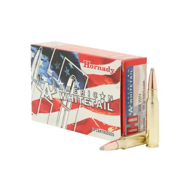 redwoodarsenal (102) Hornady American Whitetail 308 Winchester Ammo 165 Grain
