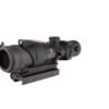 Trijicon ACOG TA31RCO BAC Rifle Scope 4x 32mm A4 Military Version Dual-Illuminated Red Chevron 223 RemingtonReticle with TA51 Flattop Mount Matte Black