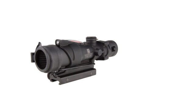 Trijicon ACOG TA31RCO BAC Rifle Scope 4x 32mm A4 Military Version Dual-Illuminated Red Chevron 223 RemingtonReticle with TA51 Flattop Mount Matte Black