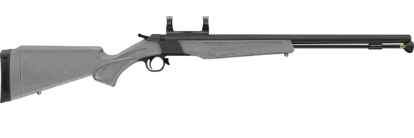 redwoodarsenal (121) CVA Wolf 50 Caliber Muzzleloading Rifle 24" Blued Barrel Stealth Gray Stock with Picatinny Rail Mount