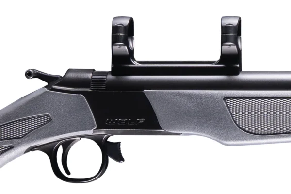 redwoodarsenal (122) CVA Wolf 50 Caliber Muzzleloading Rifle 24" Blued Barrel Stealth Gray Stock with Picatinny Rail Mount