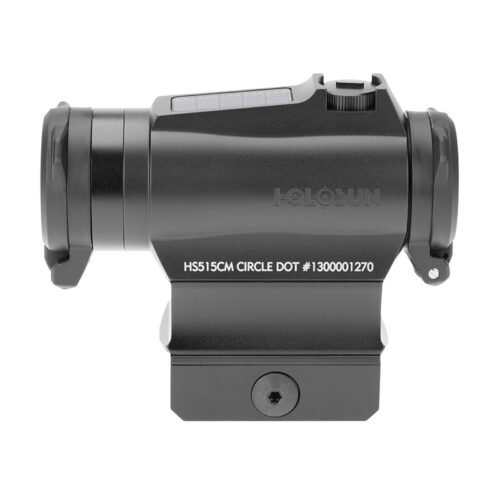 redwoodarsenal (138) Holosun HS515CM Heavy Duty Red Dot Sight 1x Selectable Reticle Picatinny Quick-Release Lower 1/3 Co-Witness Mount Solar/Battery Powered Matte Black