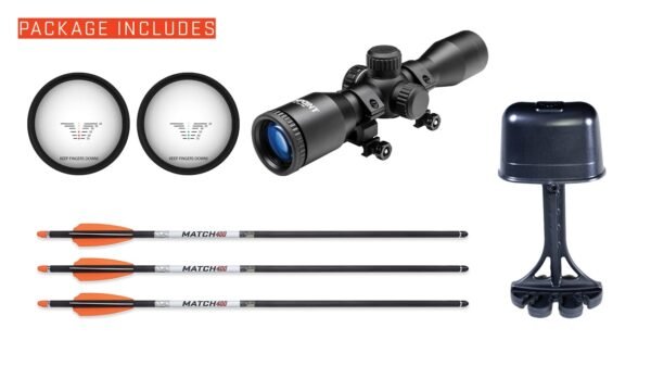 redwoodarsenal (29) Wicked Ridge RDX 410 Crossbow with Pro-View 400 Scope ACUdraw Silent Peak XT