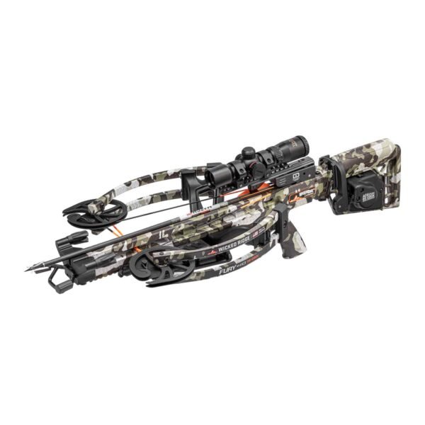 redwoodarsenal (43) Wicked Ridge Fury 410 ACUdraw De-Cock RangeMaster Pro Scope Crossbow Package Peak XT
