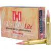 redwoodarsenal (90) Hornady Custom Lite 30-06 Springfield Ammo 125 Grain Hornady SST (Super Shock Tip) Polymer Tip Box of 20