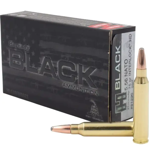 redwoodarsenal (92) Hornady Black 5.56x45mm NATO Ammo 62 Grain Full Metal Jacket