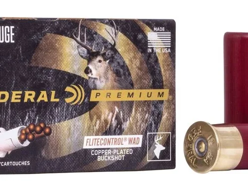 Federal Premium Vital-Shok 12 Gauge Buckshot Ammo 2-3/4" #00 Buckshot 9 Pellets with Flitecontrol Wad