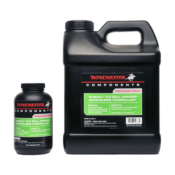 redwoodarsenal (12) Winchester StaBall 6.5 Smokeless Gun Powder