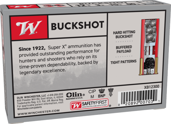 redwoodarsenal (24) Winchester Super X 12 Gauge Buckshot Ammo 2-3/4"