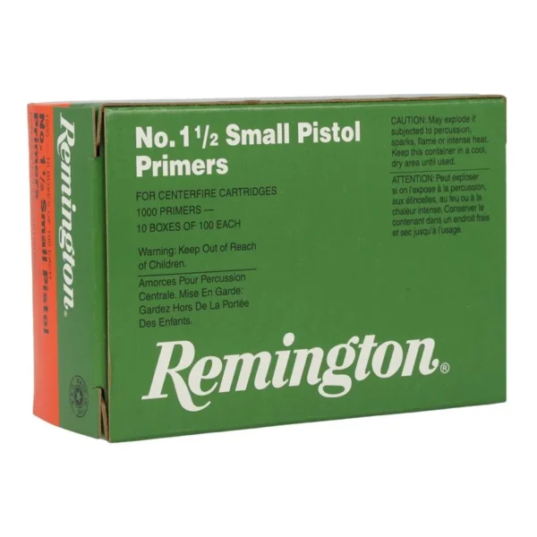 Remington Small Pistol Primers #1-1/2