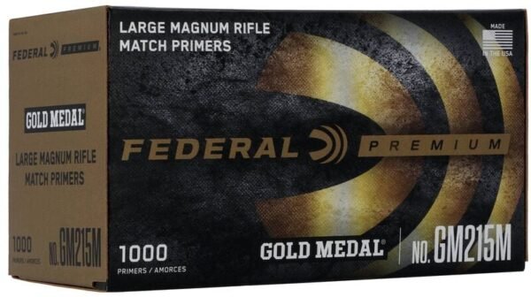 Federal Premium Gold Medal Large Rifle Magnum Match Primers #215M