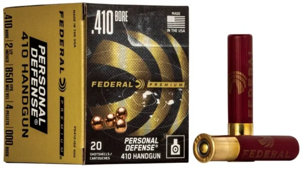 Federal Premium Personal Defense 410 Buckshot Ammo 2-1/2"