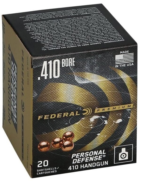 Federal Premium Personal Defense 410 Buckshot Ammo 2-1/2"