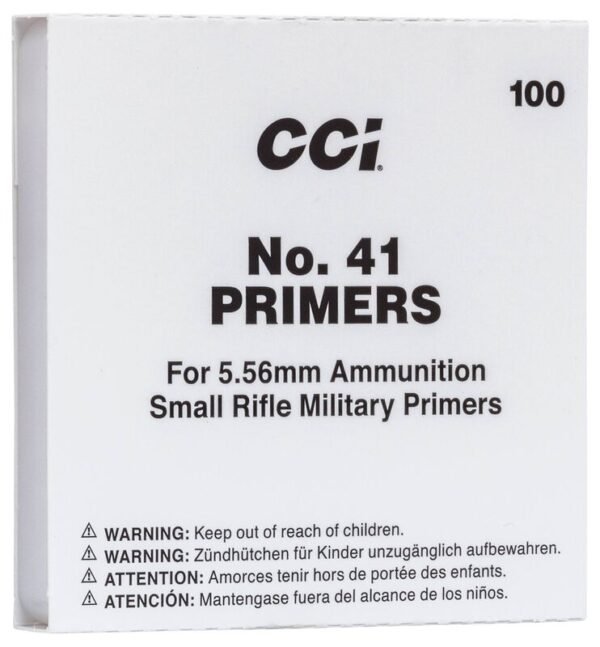CCI Small Rifle 5.56mm NATO-Spec Military Primers #41