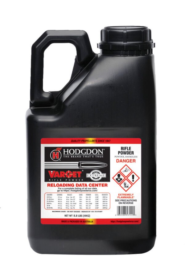 redwoodarsenal (8) Hodgdon Varget Smokeless Gun Powder 8.8 lb Value Pack