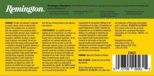 Remington Large Rifle Magnum Primers #9-1/2M