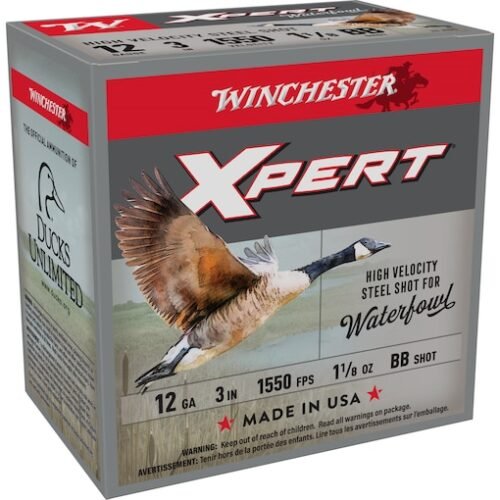 Winchester Xpert High Velocity Waterfowl 12 Gauge Ammo 3" BB Steel Shot 1-1/8 oz